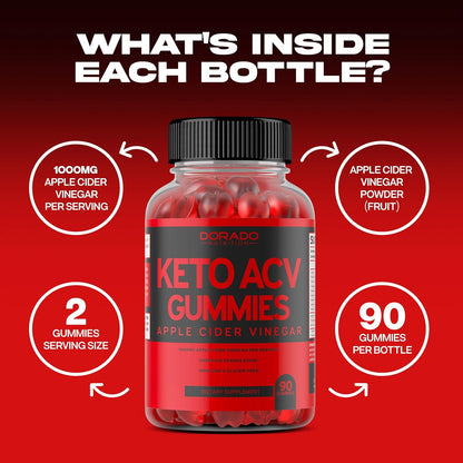 Keto ACV Gummies Advanced Weight Loss (1000mg) Gummy for Weight Loss - Support Healthy Digestion & Metabolism - Advanced Gummies - Delicious Apple Flavor - 1000mg (90 Count)