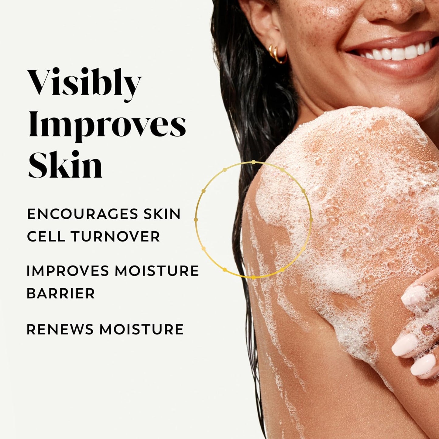 Olay Cleansing & Nourishing Body Wash for Women with Vitamin B3 and Hyaluronic Acid, Younger & Healthier Looking Skin, Fast Absorbing Formula, 26 fl oz