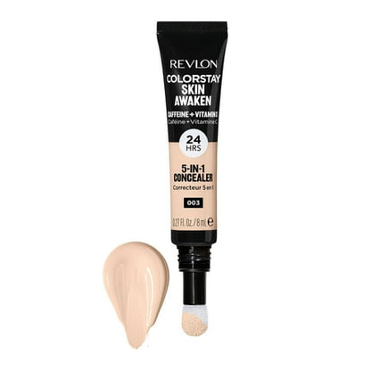 Revlon ColorStay Skin Awaken Cream Concealer Makeup, Longwear, 003 Cool Ivory, 0.27 fl oz