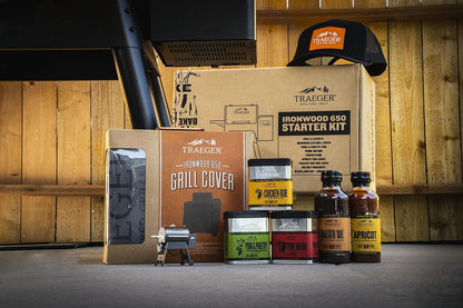 Traeger Grills BAC660 Ironwood 650 Holiday Bundle, Multicolor
