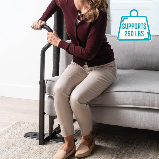 Able Life Universal Chair Cane, Stand Assist Aid for Elderly, Chair Lift Assistance Device for Seniors, Standing Mobility Aid and Support, Adjustable Couch Rail with Grab Bar, Handicapped Accessory