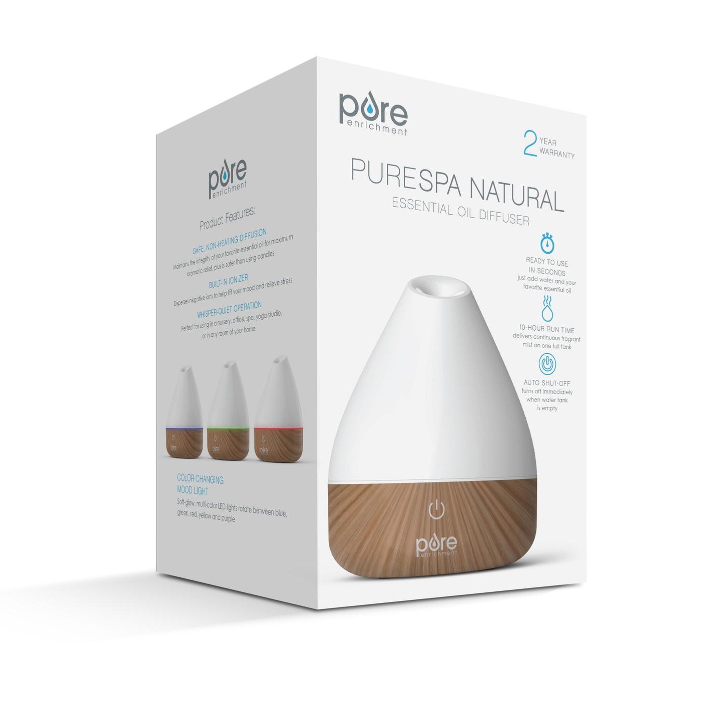 Pure Enrichment 0.05 gal 250 sq ft Aroma Diffuser