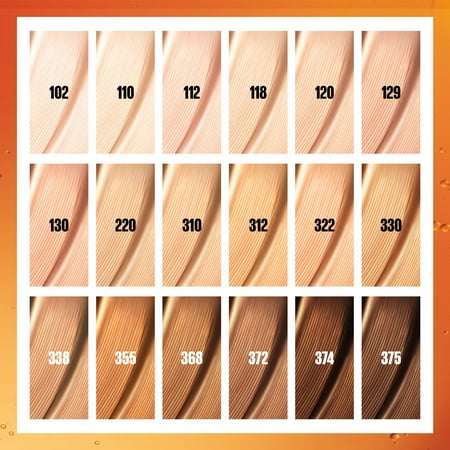 Maybelline Super Stay Super Stay Up to 24HR Skin Tint with Vitamin C, 102, 1 fl oz