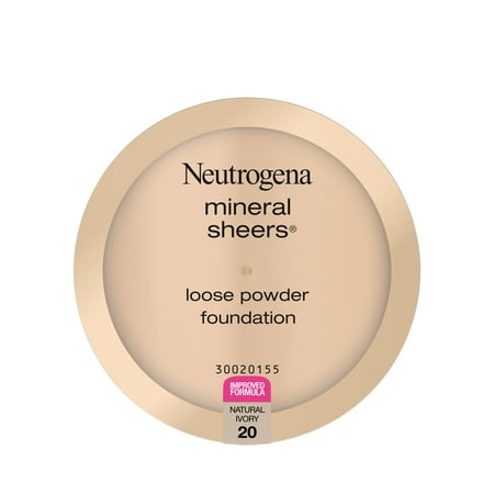 Neutrogena Mineral Sheers Loose Powder Foundation, Natural Ivory 20, .19 oz