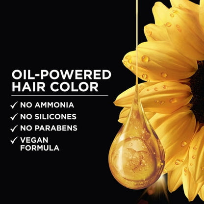 Garnier Olia Oil Powered Permanent Hair Color, 6.3 Light Golden Brown