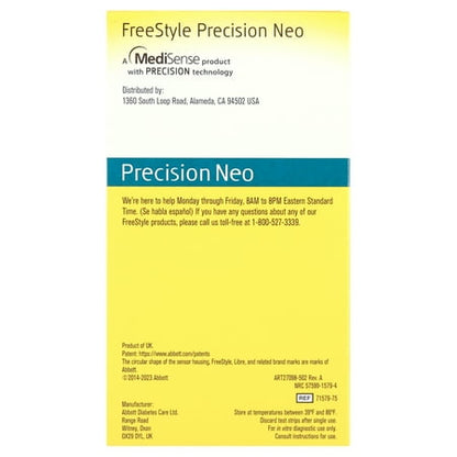 FreeStyle Precision Neo Blood Glucose Test Strips, 50 Count