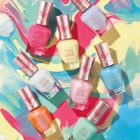 Sally Hansen Color Therapy Nail Polish, Sweet Resilience, Argan Oil & Biotin Formula