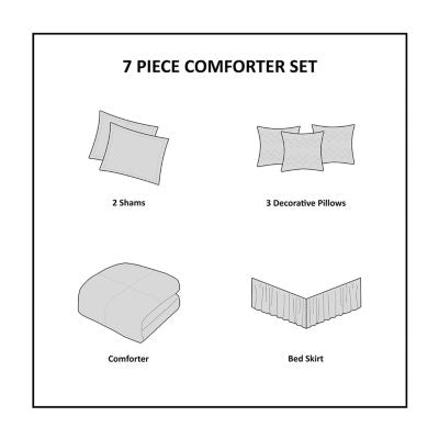 Madison Park Turner 7-pc. Comforter Set, Queen