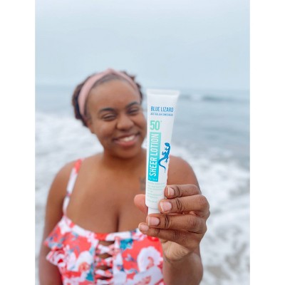 Blue Lizard Face Sunscreen Sheer Mineral Lotion - SPF 50+ - 1.7 oz