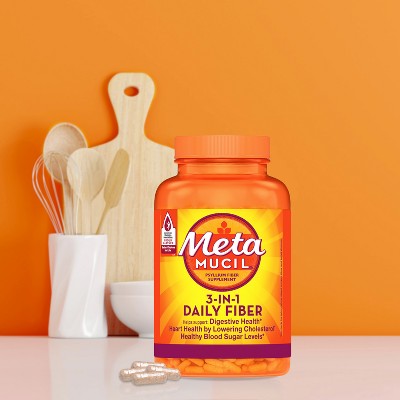 Metamucil Psyllium Fiber Supplement - Capsule - 160ct