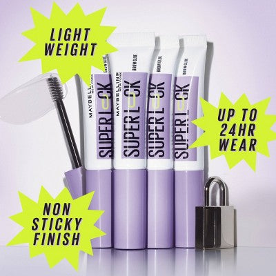 Maybelline Super Lock Brow Glue Clear Eyebrow Gel - Clear - 0.23 fl oz