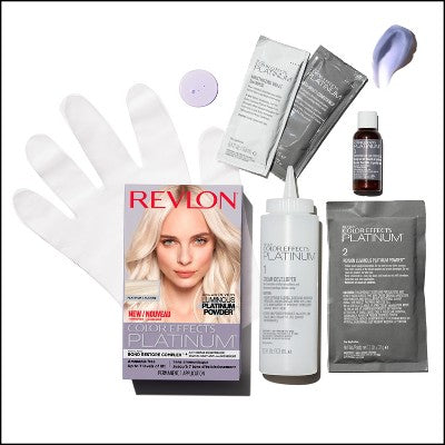 Revlon Color Effects Platinum Blonde Hair Lightening Bleach Kit Up to 7 Levels Lift - 060 Platinum - 4.95 fl oz