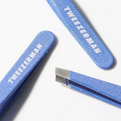 Tweezerman Mini Slant Tweezer - Granite Sky