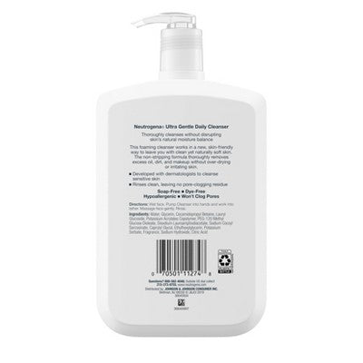 Neutrogena Ultra Gentle Cleansing Face Wash - 16 fl oz
