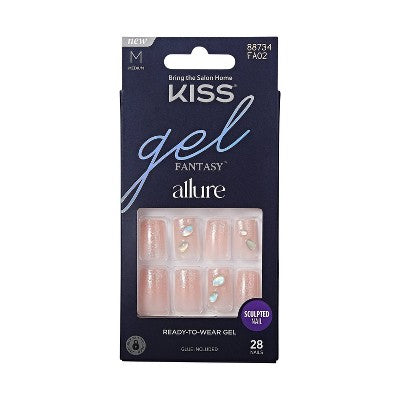 KISS Products Gel Fantasy Allure Fake Nails - Transformation - 31ct