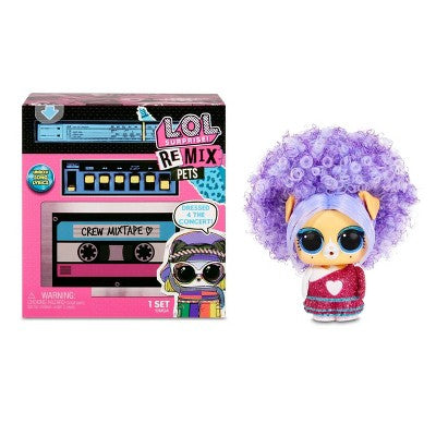 L.O.L. Surprise!  Remix Pets – 9 Surprises with Real Hair & Surprise Song Lyrics