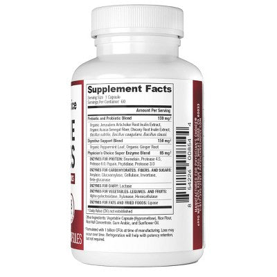 Physician's Choice Digestive Enzyme Probiotic - 60ct