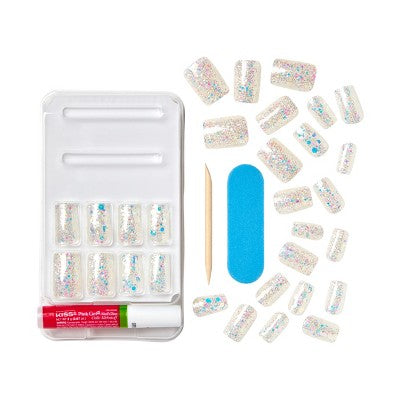 KISS Products Gel Fantasy Allure Fake Nails - How Dazzling - 31ct