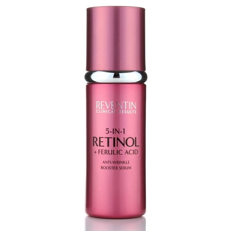 Reventin Clinical Results Retinol Serum with Ferulic Acid. Anti-Wrinkle Serum with Retinol Targets Age Spots  Expression Lines  Dry Skin. 1.5 fl oz