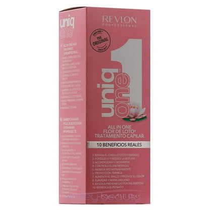 Revlon Professional Uniq One Lotus Flower Hair Treatment | All-In-One Multi-Benefit Leave-In Spray, 150ml