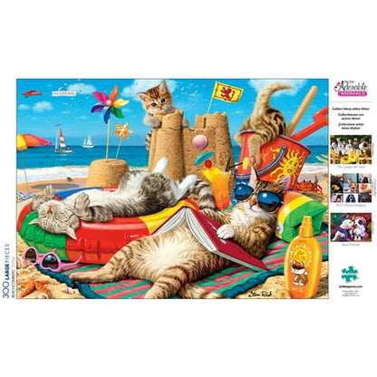 Buffalo Games - Adorable Animals - Beachcombers - 300 Piece Jigsaw Puzzle