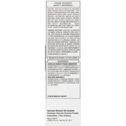 L'Oreal Paris Colorist Secrets Hair Color Stain Remover Kit