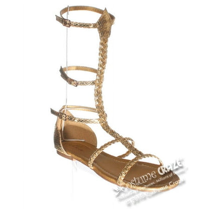 Ellie Shoes Cairo Gladiator Women's Costume Sandals, Gold: Size 6 Female