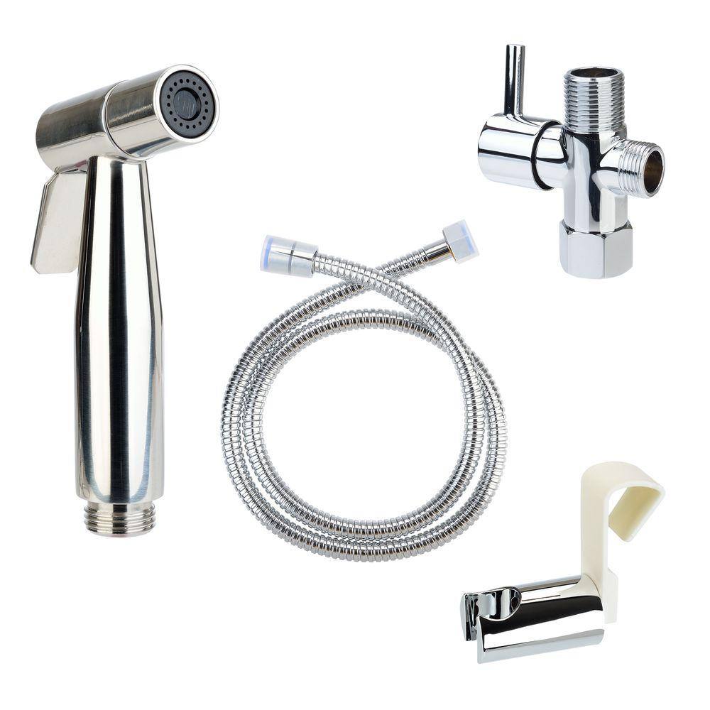 CleanSpa Luxury Handheld Bidet in Silver