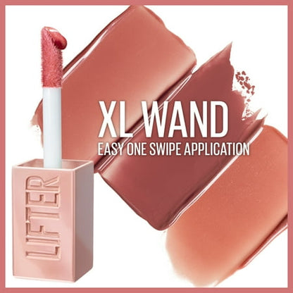 Maybelline Lifter Lip Gloss with Hyaluronic Acid, 007 Amber