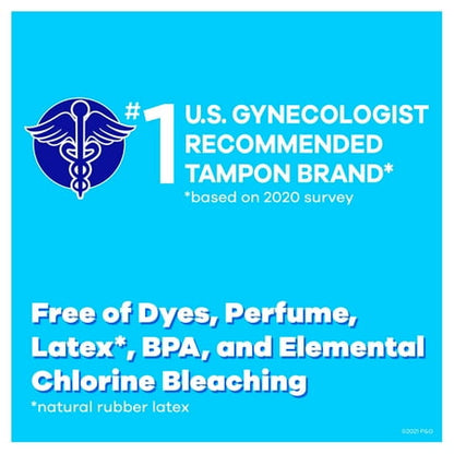 Tampax Pearl Tampons with LeakGuard Braid, Ultra Absorbency, 45 Ct