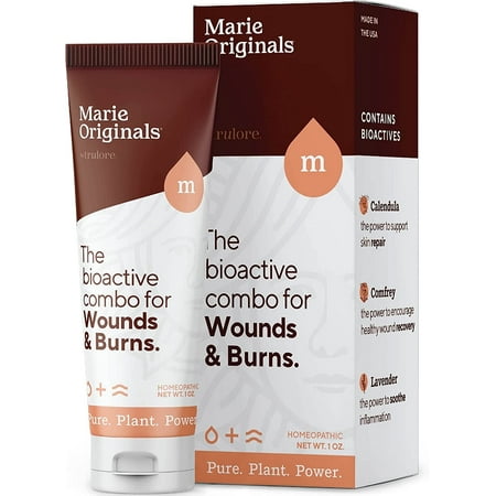 Marie Originals All-Natural Skin Repair and Burn Cream Ointment | First Aid Ointment | Accelerate Wound Healing For General wounds, Chapped Hands, Cold Sores, Eczema, Psoriasis & Burn Ointment