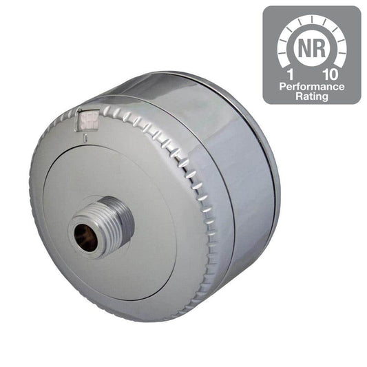 Slim-Line 2-Shower Water Filtration System in Chrome