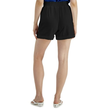 INC International Concepts Womens Twill Shorts Deep Black 0