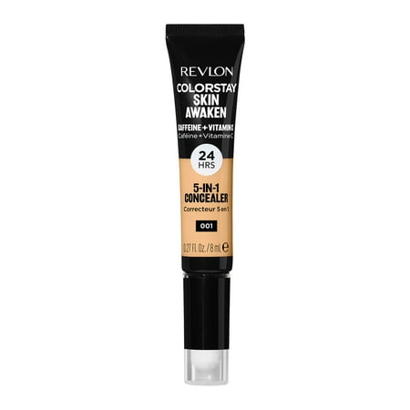 Revlon ColorStay Skin Awaken Cream Concealer Makeup, Longwear, 001 Universal Neutralizer, 0.27 fl oz