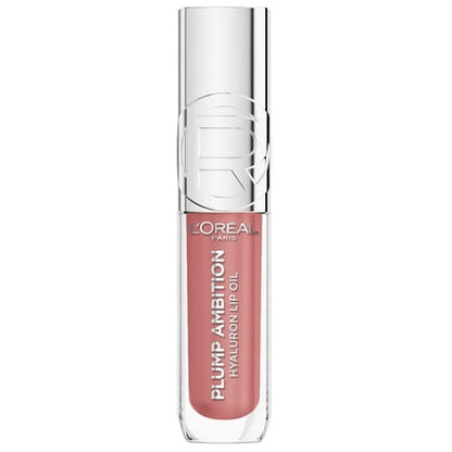 L'Oreal Paris Plump Ambition Hyaluron Lip Oil 24HR Care, Hyaluronic Acid, Worth It, 0.16 fl oz