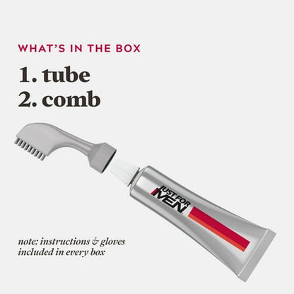 Just For Men Easy Comb-in Hair Color for Men with Applicator, Medium Brown, A-35, 3 Pack