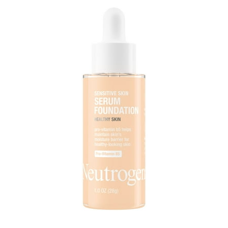 Neutrogena Sensitive Skin Serum Foundation, Light 01, 1 oz