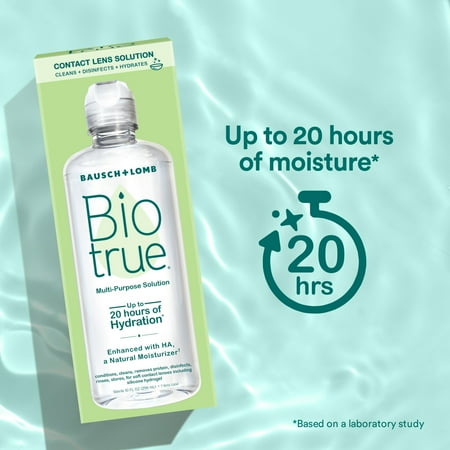 Biotrue Multi-Purpose Contact Lens Solution–from Bausch + Lomb–2 fl oz (60 mL) Bottle
