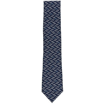 Club Room Men's Cocuzzo Rabbit Tie Navy Blue Necktie