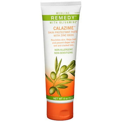 Medline Remedy Olivamine Calazime Skin Protectant Paste, 4 oz