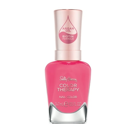 Sally Hansen Color Therapy Nail Polish, Sweet Resilience, Argan Oil & Biotin Formula