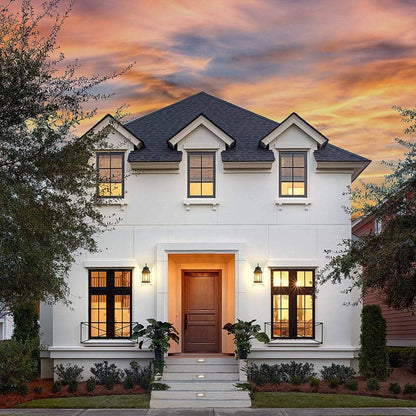 60-Watt Equivalent ST19 Straight Filament Dusk to Dawn Amber Glass E26 Vintage Edison LED Light Bulb, Warm White